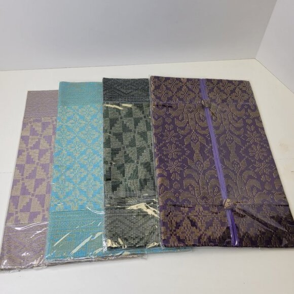 Unique Home decor Handwoven Gold Threaded Dark Green Songket Tissue Box Cover - Picture 11 of 11